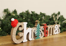 Load image into Gallery viewer, Freestanding Wooden Christmas Decoration
