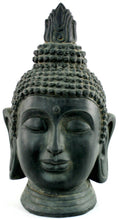 Load image into Gallery viewer, Stone Effect Buddha Head Large Statue
