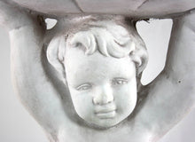 Load image into Gallery viewer, Stone Effect Cherub Bird Feeder Or Bird Bath
