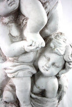 Load image into Gallery viewer, Stone Effect 3 Cherub Jardiniere Or Bird Bath
