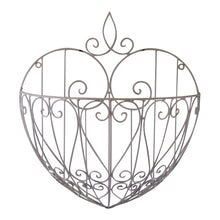 Load image into Gallery viewer, Large Cream Heart Shaped Wall Planter
