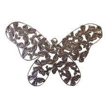 Load image into Gallery viewer, Small Silver Metal Butterfly Design Wall Decor
