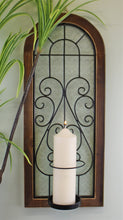 Load image into Gallery viewer, Candle Wall Sconce, Arched Design
